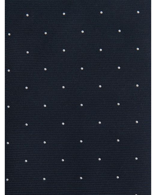 Reiss Blue Liam - Navy Polka Dot Tie, One for men