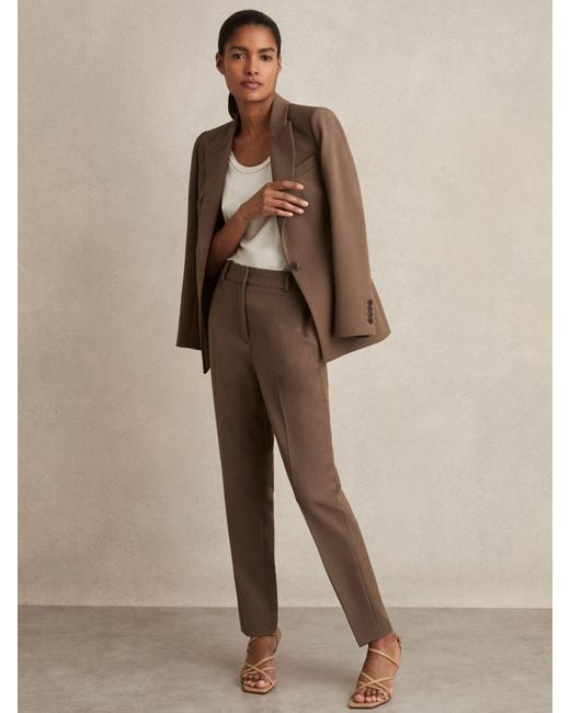 Reiss Natural Single Tailored Breasted Suit Blazer