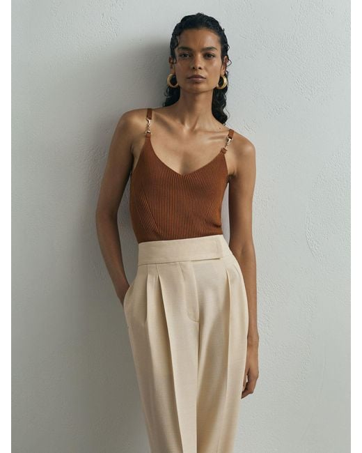 ATELIER Gray Woven Tapered Pleated Trousers