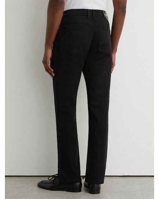 Reiss White Soft-Stretch Straight-Leg Jeans for men