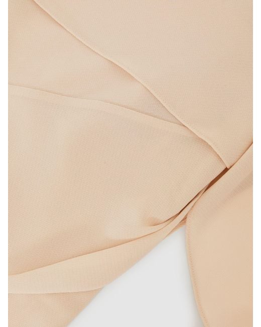 Reiss Natural Ballet Panel Shift Dress