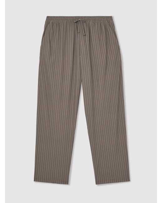 Reiss Multicolor Stripe Drawstring Relaxed-Fit Trousers for men