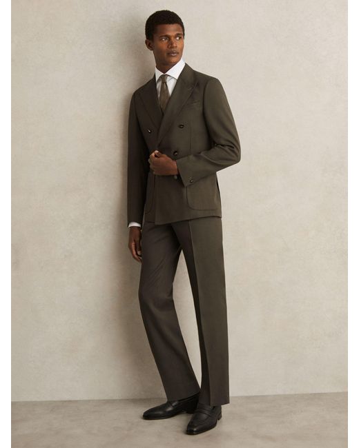 Reiss Natural Slim-Fit Suit Trousers for men