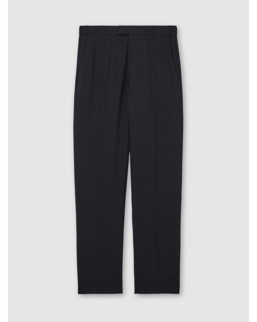 Reiss Blue Traveller - Navy Tailored Fit Virgin Wool Tailored-fit Travel Suit Trousers, 36w X 31l (uk 36 R) for men