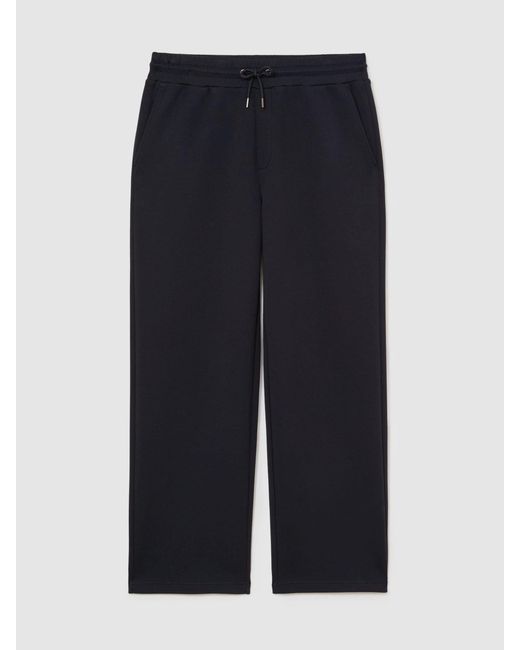 Reiss Blue Rivo - Navy Premium Interlock Relaxed-fit Joggers, S Short for men