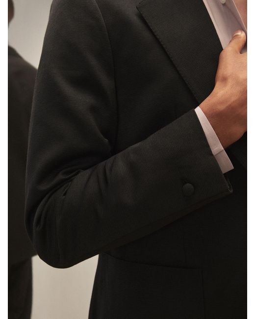 Reiss Waltz - Black | Royal Ballet Notch Blazer, 38 for men