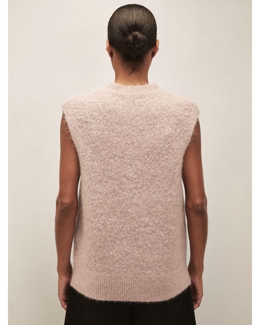 Reiss Brown Vara - Pink | Royal Ballet Knitted Vest, S (us 4-6)