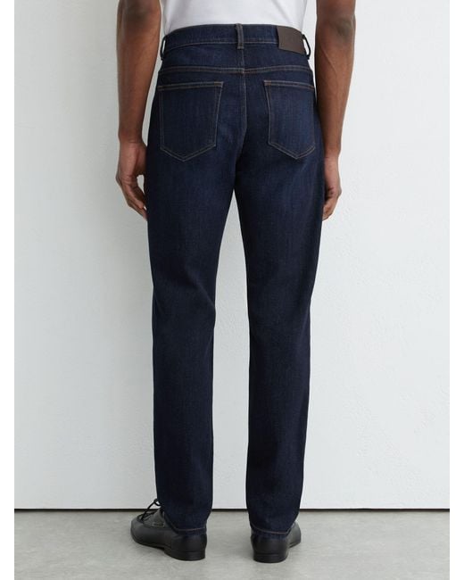 Reiss Picton - Indigo Blue Wash Washed-denim Slim-fit Jeans, 31w X 31l (uk 31 R) for men