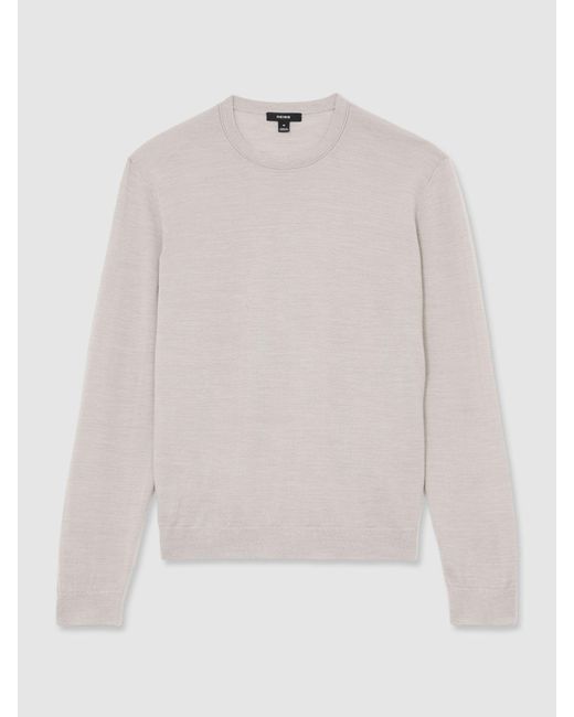 Reiss Multicolor Merino Wool Crew-Neck Jumper for men