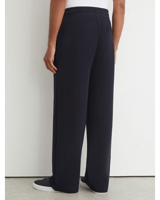Reiss Blue Rivo - Navy Premium Interlock Relaxed-fit Joggers, S Short for men