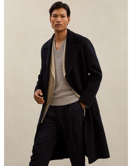 Reiss Natural Atelier Cashmere V-Neck Jumper for men