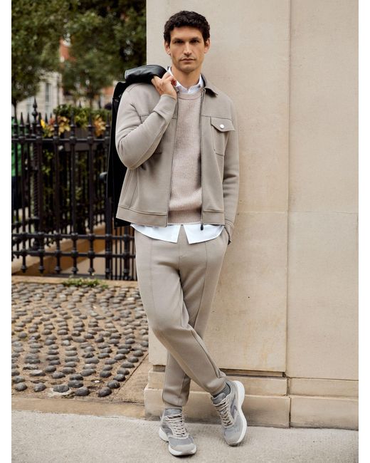 Reiss Natural Stretch-Jersey Tailored Joggers for men