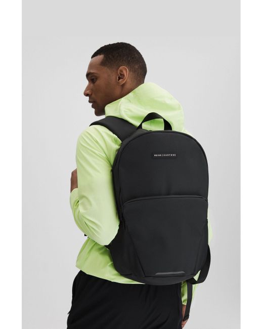 Reiss Cassian - Black Castore Adjustable Backpack, One for men