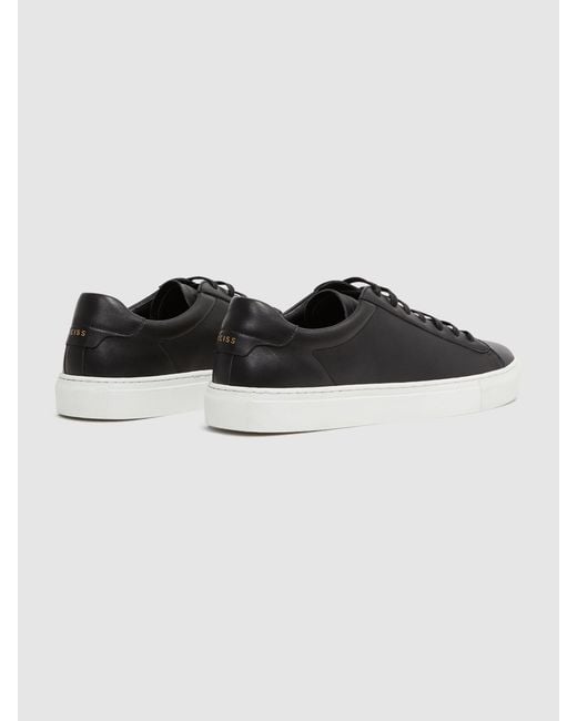 Reiss Finley - Black Leather Trainers, Uk7 for men