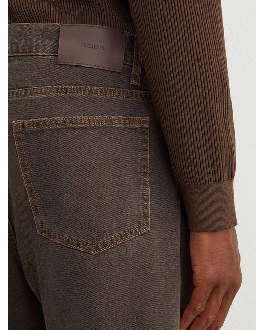 Reiss Hendrix - Grape Brown Jeans, 36s for men