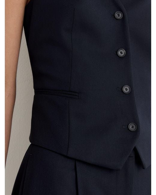 Reiss Blue Waistcoats