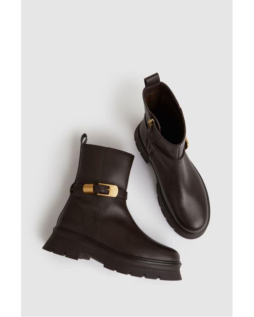 Cleated ankle boots sale