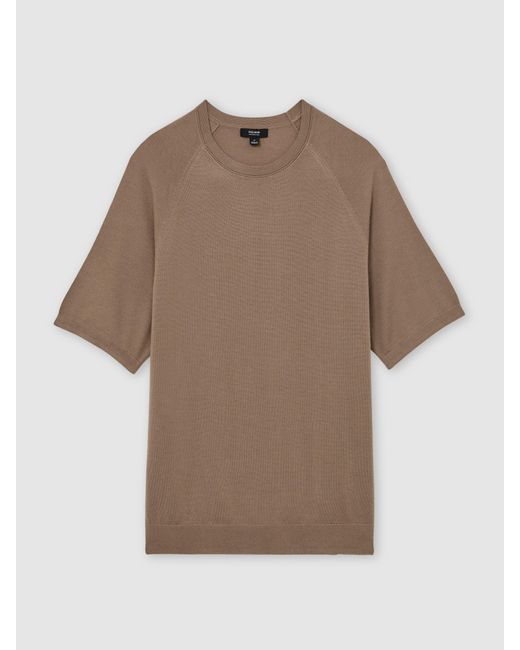 Reiss Natural Merino Wool Raglan-Sleeve T-Shirt for men