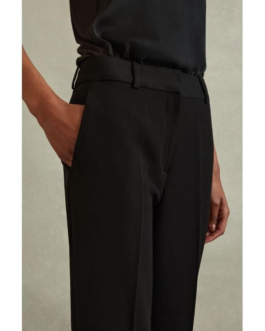 Reiss Black Petite Slim Fit Suit Trousers