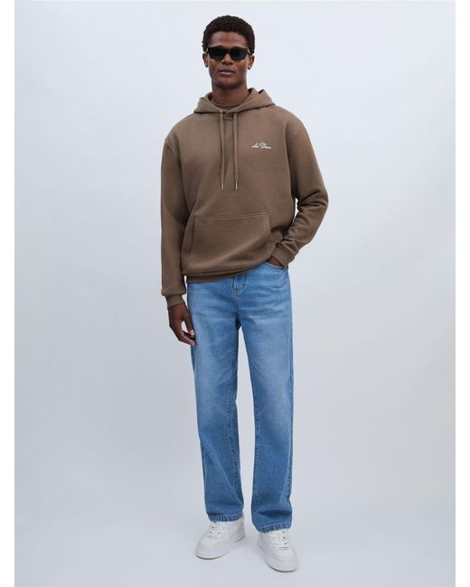 Les Deux Blue Ivory Les Jersey Logo Cotton for men