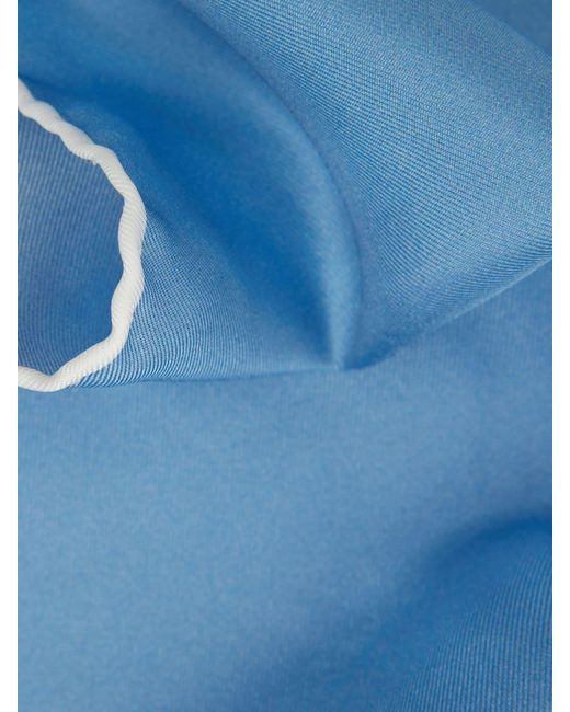 Reiss Ceremony - Soft Blue Silk Motif Pocket Square, One for men