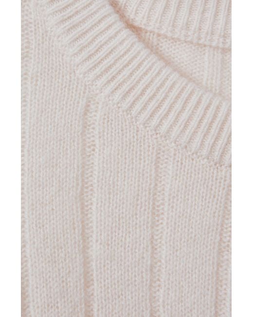 Crush White Collection Cashmere Blouson Sleeve Jumper