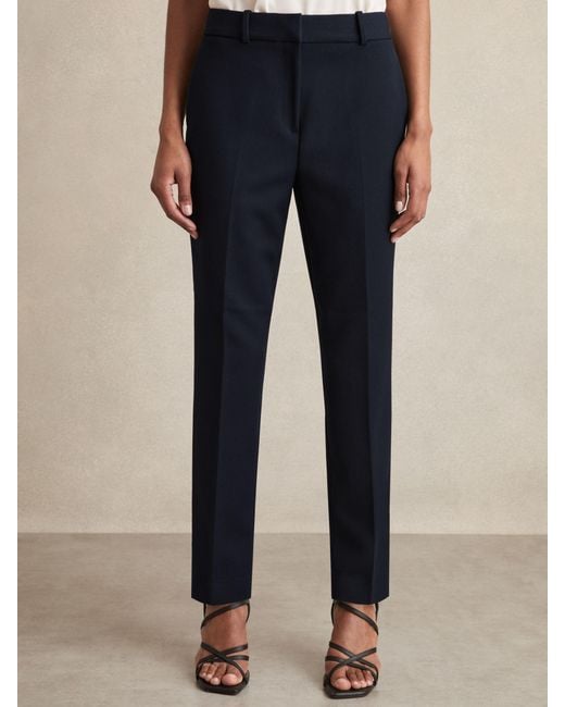 Reiss Blue Gabi - Navy Slim Fit Suit: Trousers