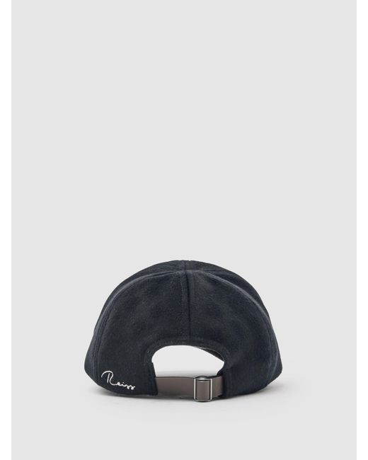 Reiss Blue Sable - Navy Wool-blend Baseball Cap, One for men