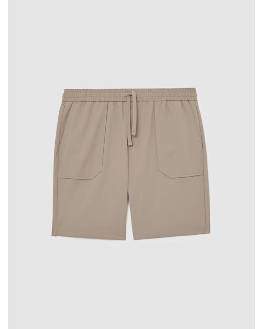 Reiss White Ascend Technical Drawstrings for men