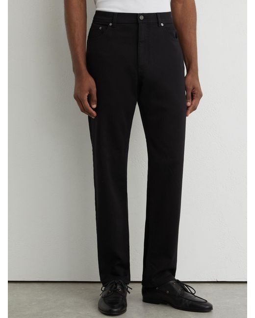 Reiss White Soft-Stretch Straight-Leg Jeans for men