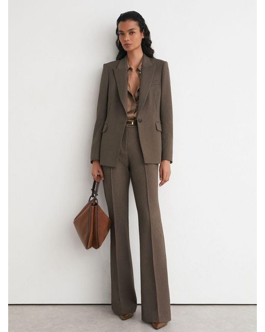 Reiss White Neutral Suit Jacket