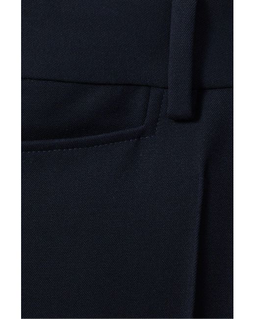 Reiss Blue Gabi - Navy Petite Flared Suit Trousers