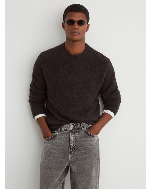 Reiss Natural Loose-Fit Rigid-Denim Jeans for men