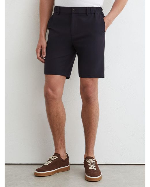 Reiss Blue Technical Stretch Shorts for men