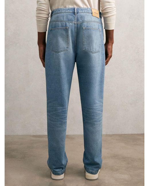 Reiss Blue Broadway Jeans Cotton Plain for men