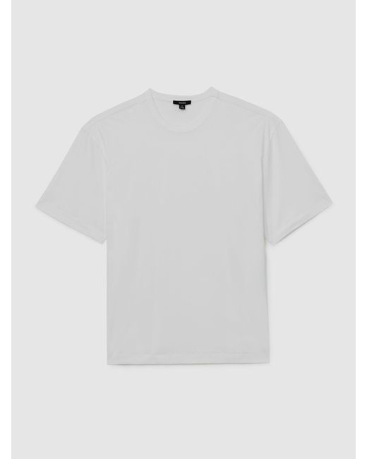 Reiss Blaikie - White Airwater-cotton Relaxed-fit T-shirt, M for men