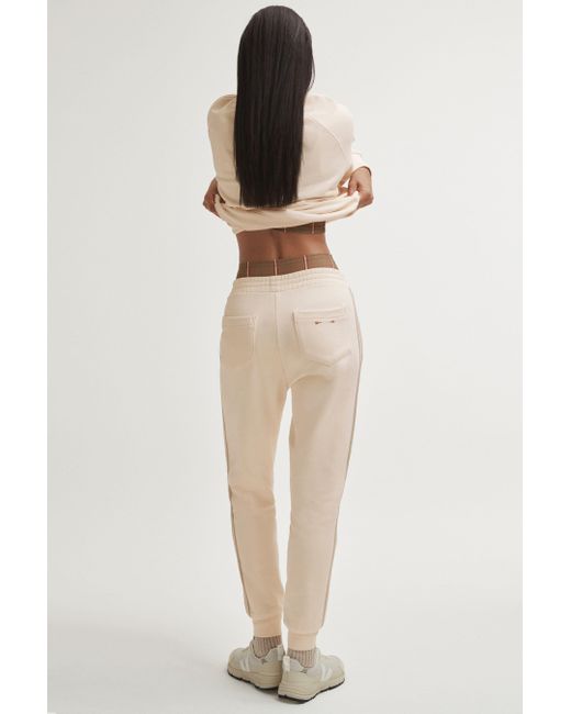 The Upside Natural Cotton Side Stripe Joggers