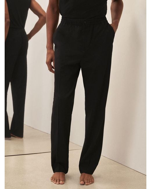 Reiss Finale - Black | Royal Ballet Wide-leg Trousers, 34 for men