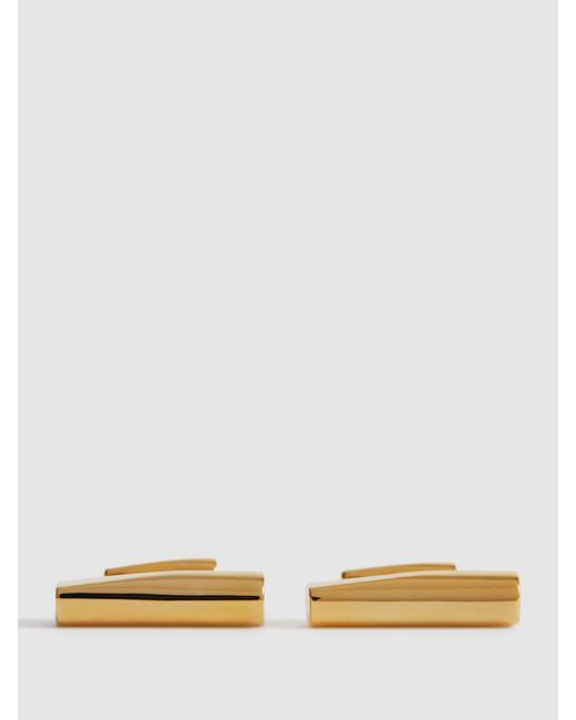 Reiss White Bar Cufflinks for men
