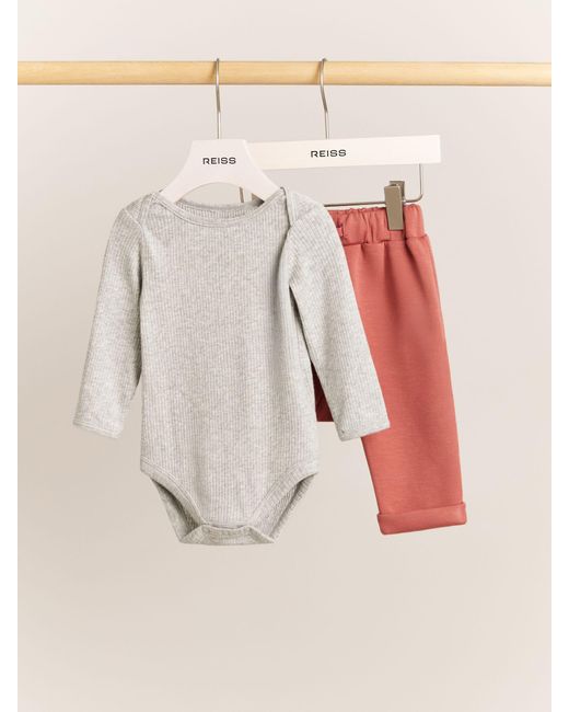 Reiss Multicolor Jersey Trousers And Bodysuit Set