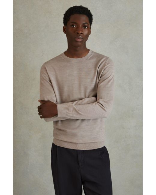 Reiss Natural Wessex Jumpers Wool Knitted for men