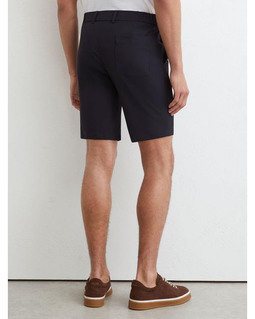 Reiss Blue Technical Stretch Shorts for men