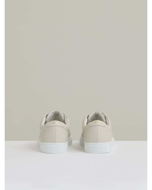 Reiss Luca Turnschuhe Aus Getrommeltem Ledereu 43 (Uk 9) in White für Herren