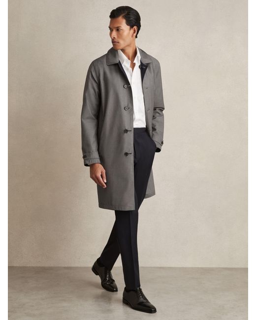 Reiss Natural Reversible Mid-Length Coat for men