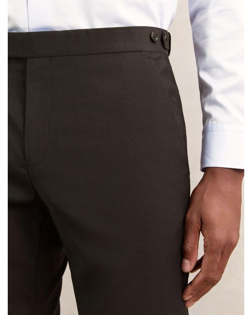 Reiss Natural Classic-Fit Wool-Blend Suit Trousers for men