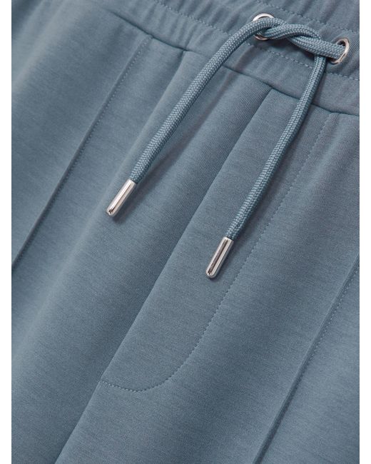 Reiss Blue Airforce Interlock Drawstring Joggers for men