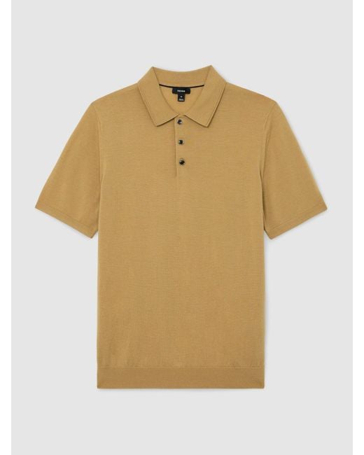 Reiss White Manor - Yellow Polo Shirt, S for men