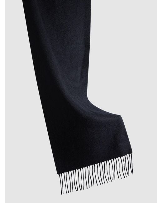 Reiss Blue Picton - Navy Cashmere Blend Scarf, One for men