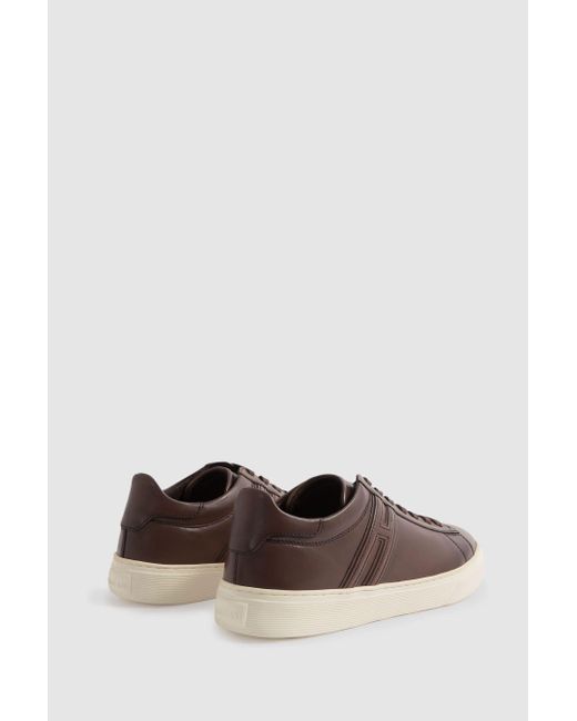 Hogan Brown Lace-up Trainers for men