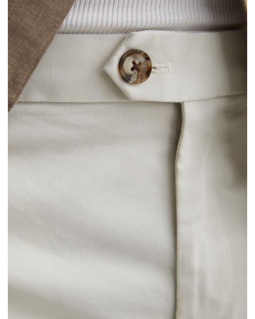 Reiss Multicolor Modern Fit Cotton Blend Chino Shorts, - Resort & Holiday Wear for men